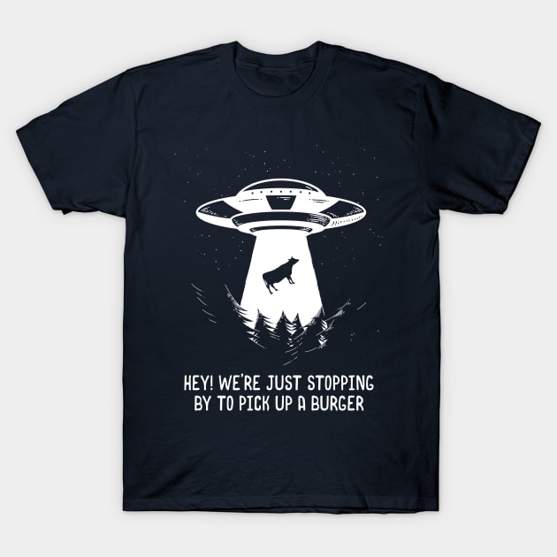 Alien Drive-Thru T-Shirt by n23tees